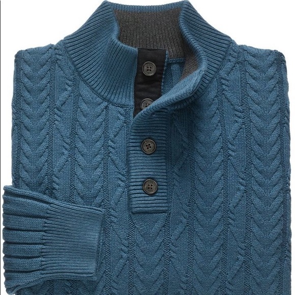 jos a bank mock turtleneck